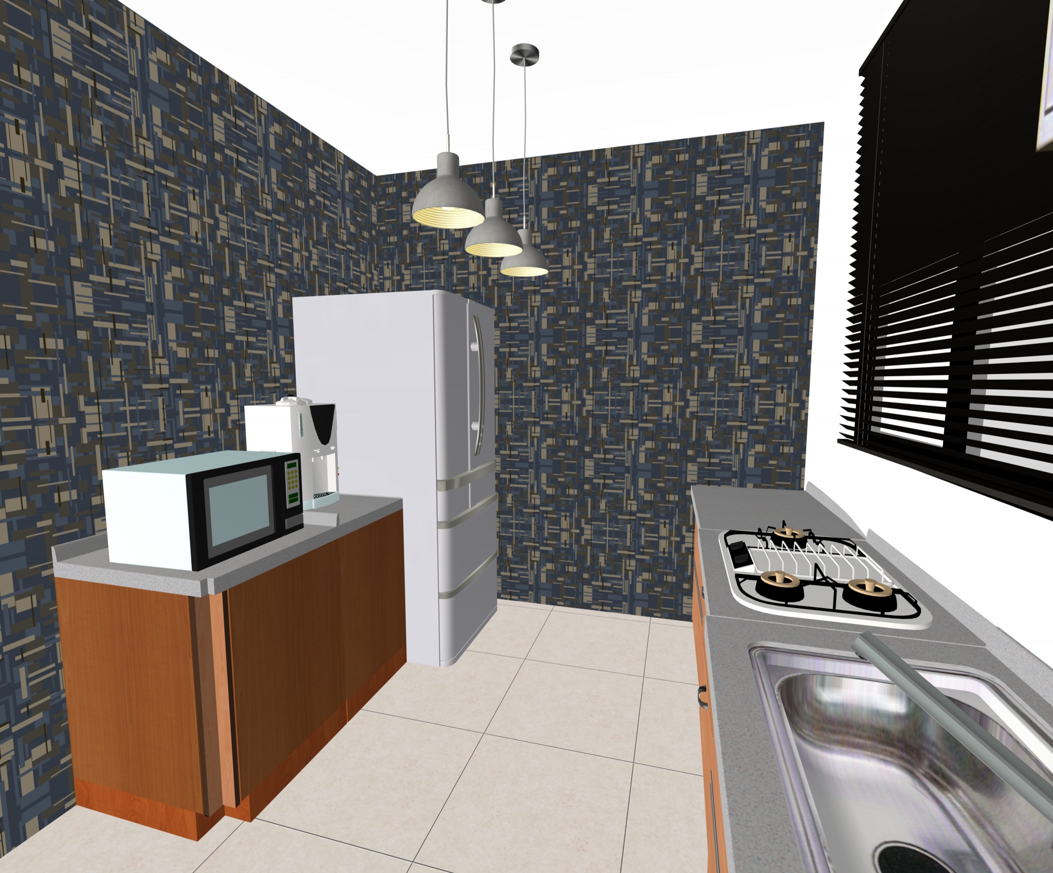 Kitchen With Wall Covering Connie Luisa